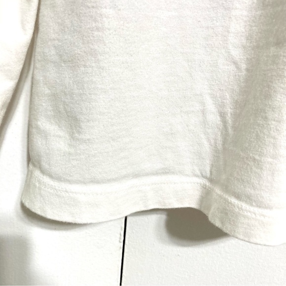 LL BEAN White Long Sleeve Cotton Blouse Top Shirt Womens Medium - Picture 10 of 15